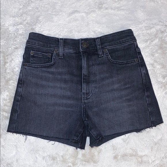 BDG Black Jean Shorts High-Rise Structured Fit - Picture 1 of 8
